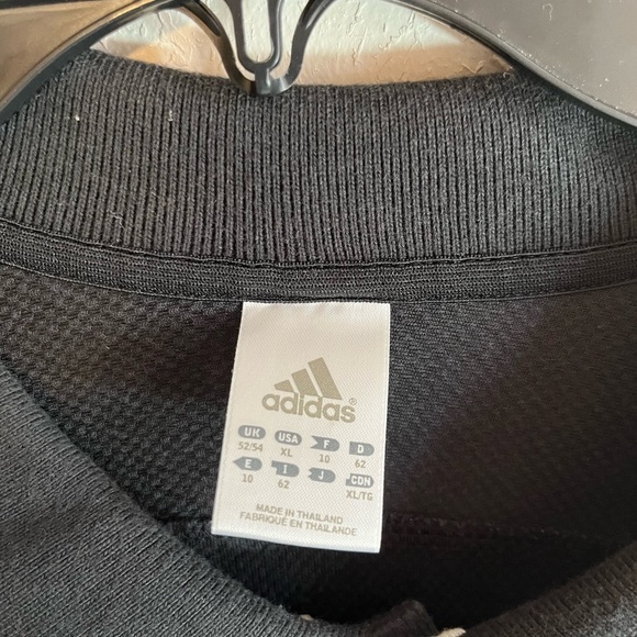 Men’s Black Adidas Climalite Golf Polo Size XL - Picture 4 of 7